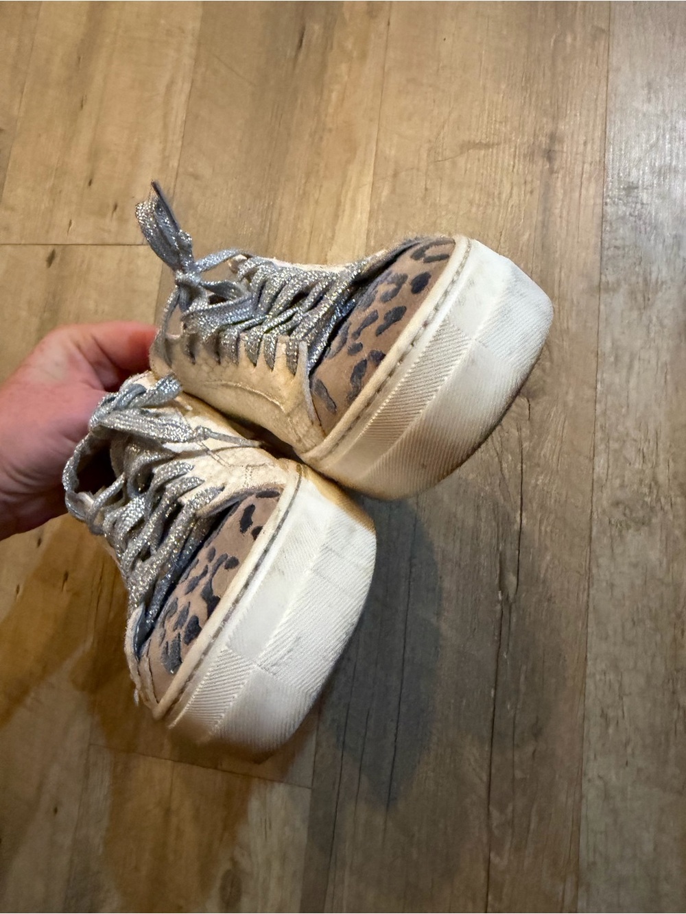 P448 Thea Platform Sneakers | Python Roccia - Picture 6 of 11
